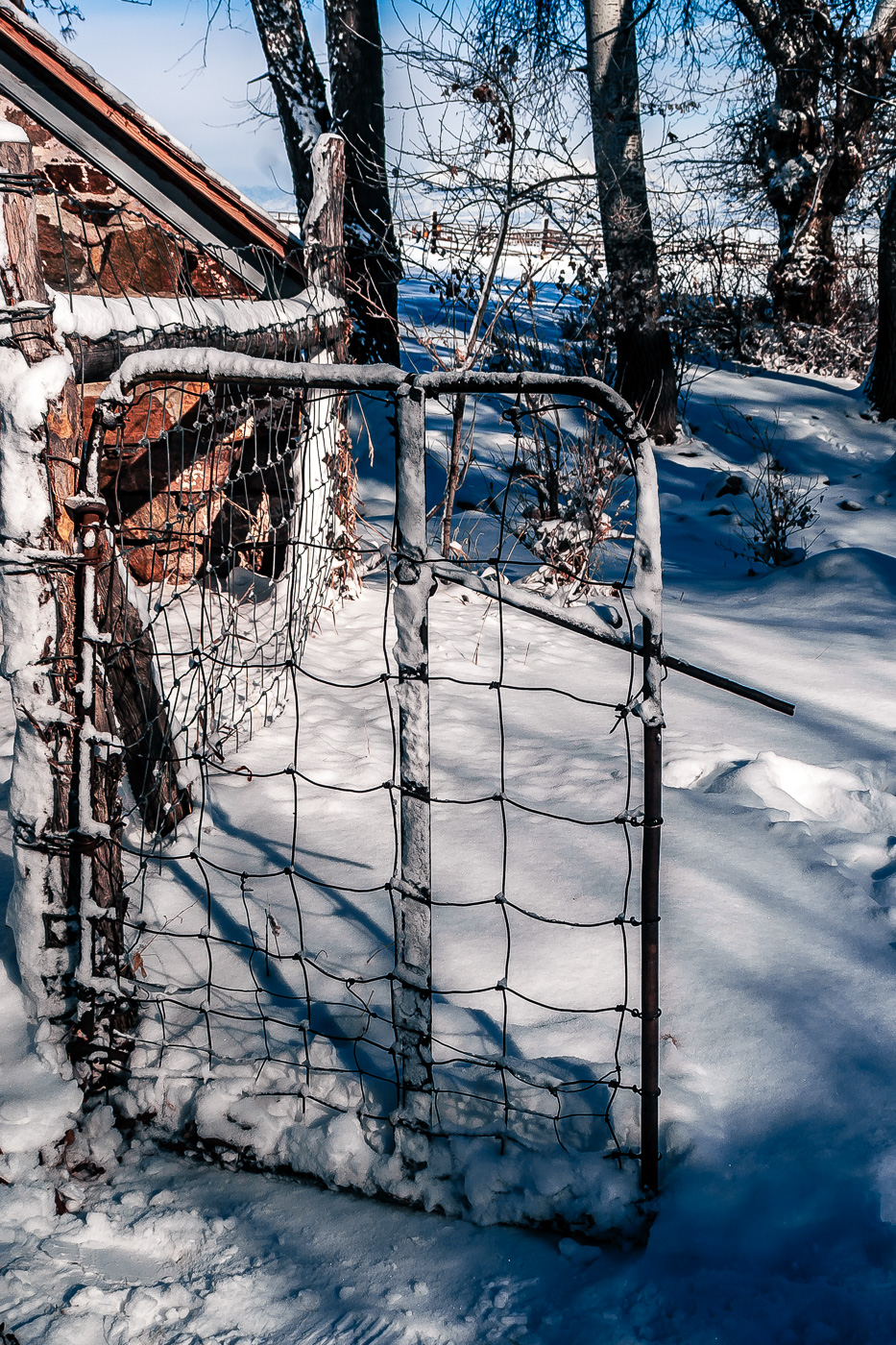 A forlorn gate at the Fielding Garr Ranch, Antelope State Park, Utah.