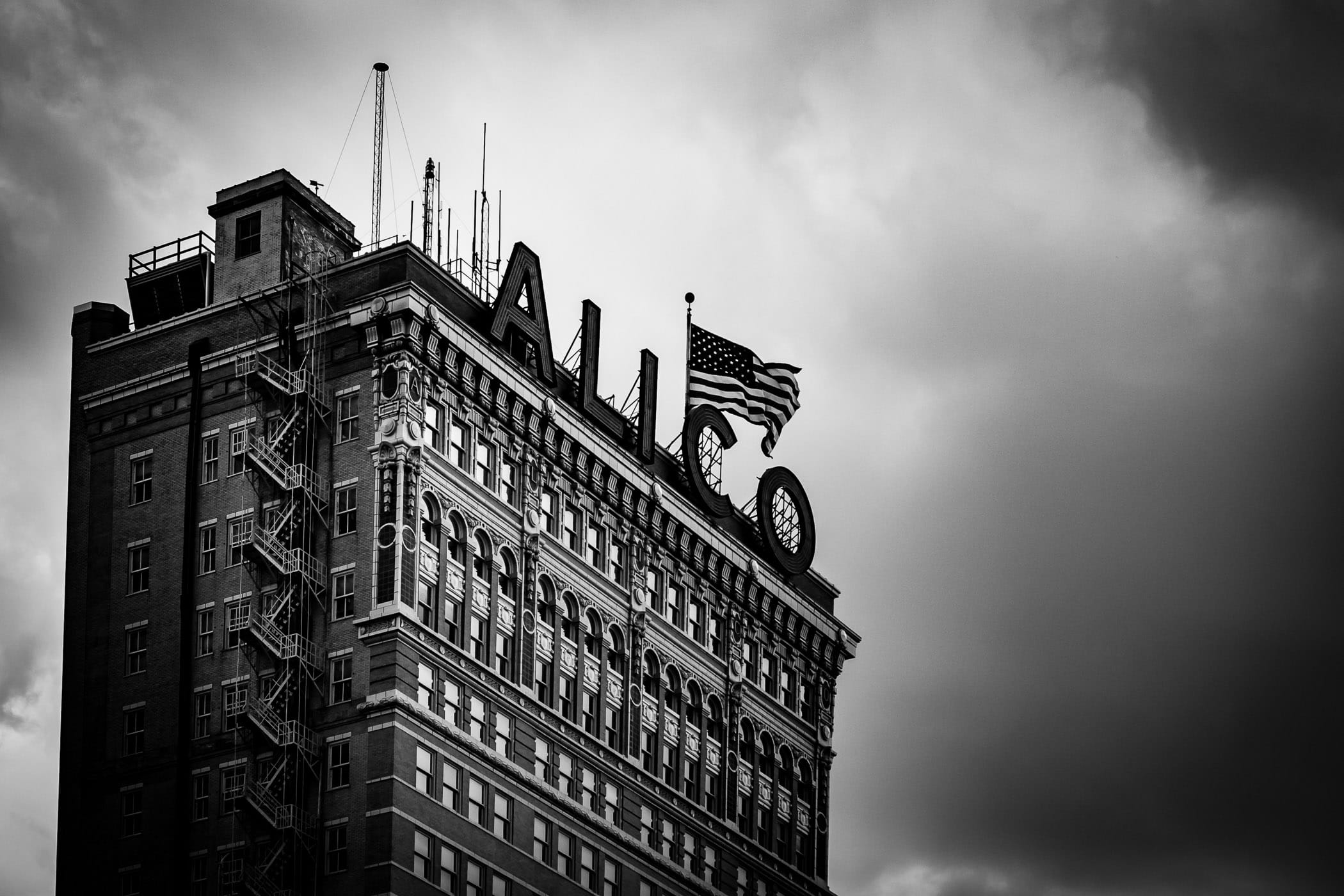 The ALICO building in Downtown Waco, Texas.