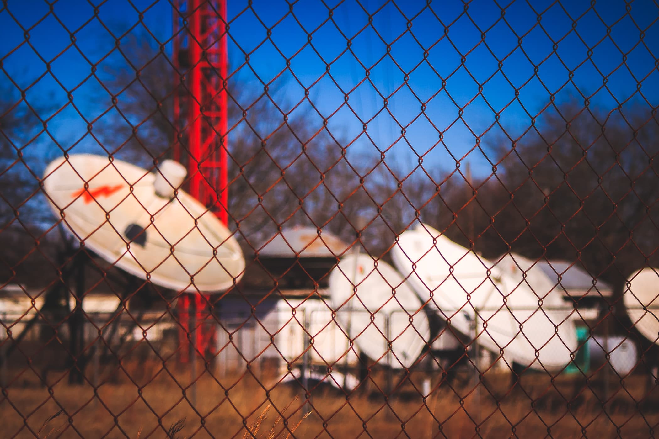 KLTV's uplink and downlink facility in Tyler, Texas.