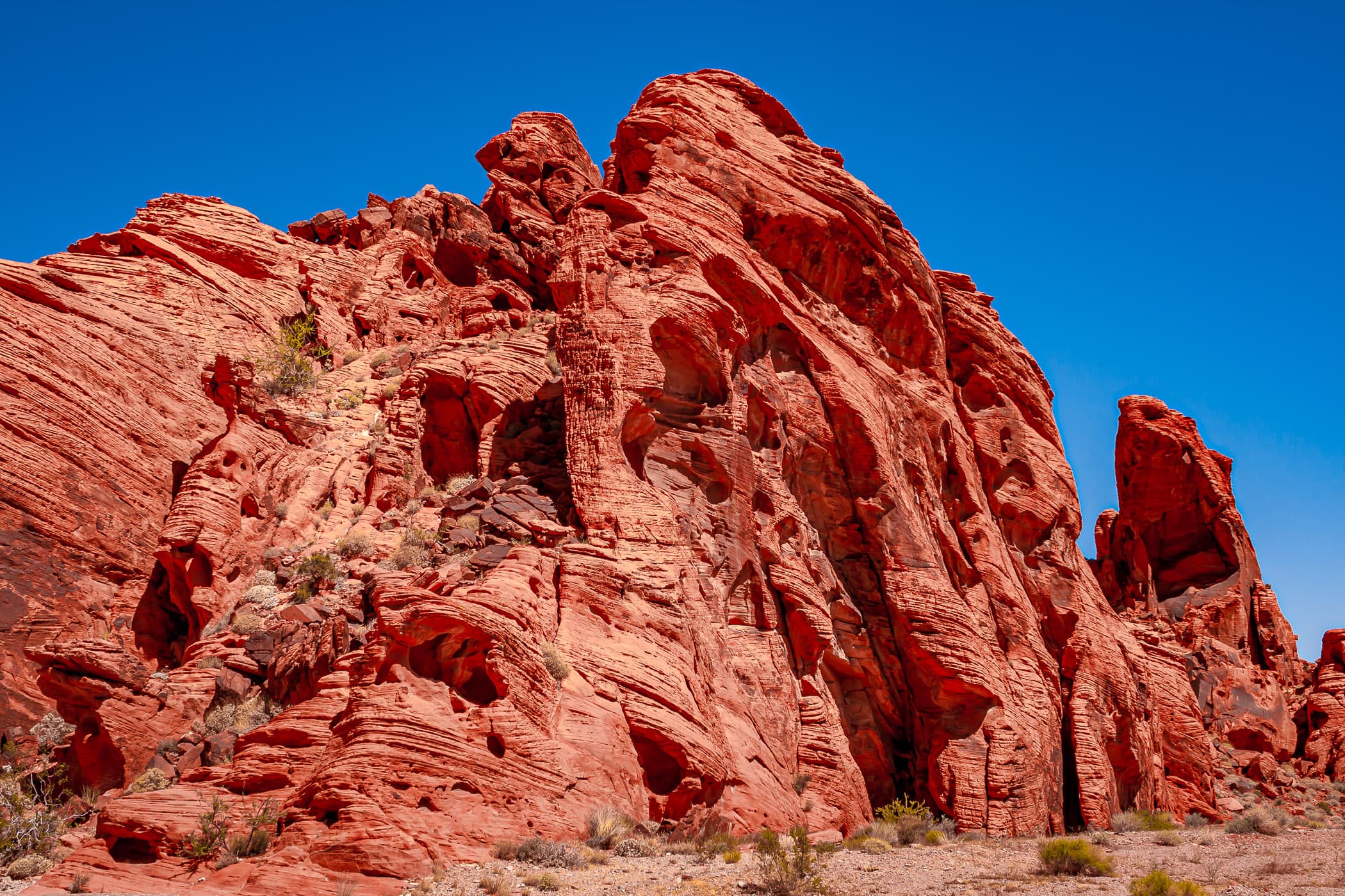 A desert landscape from Valley of Fire, Nevada.