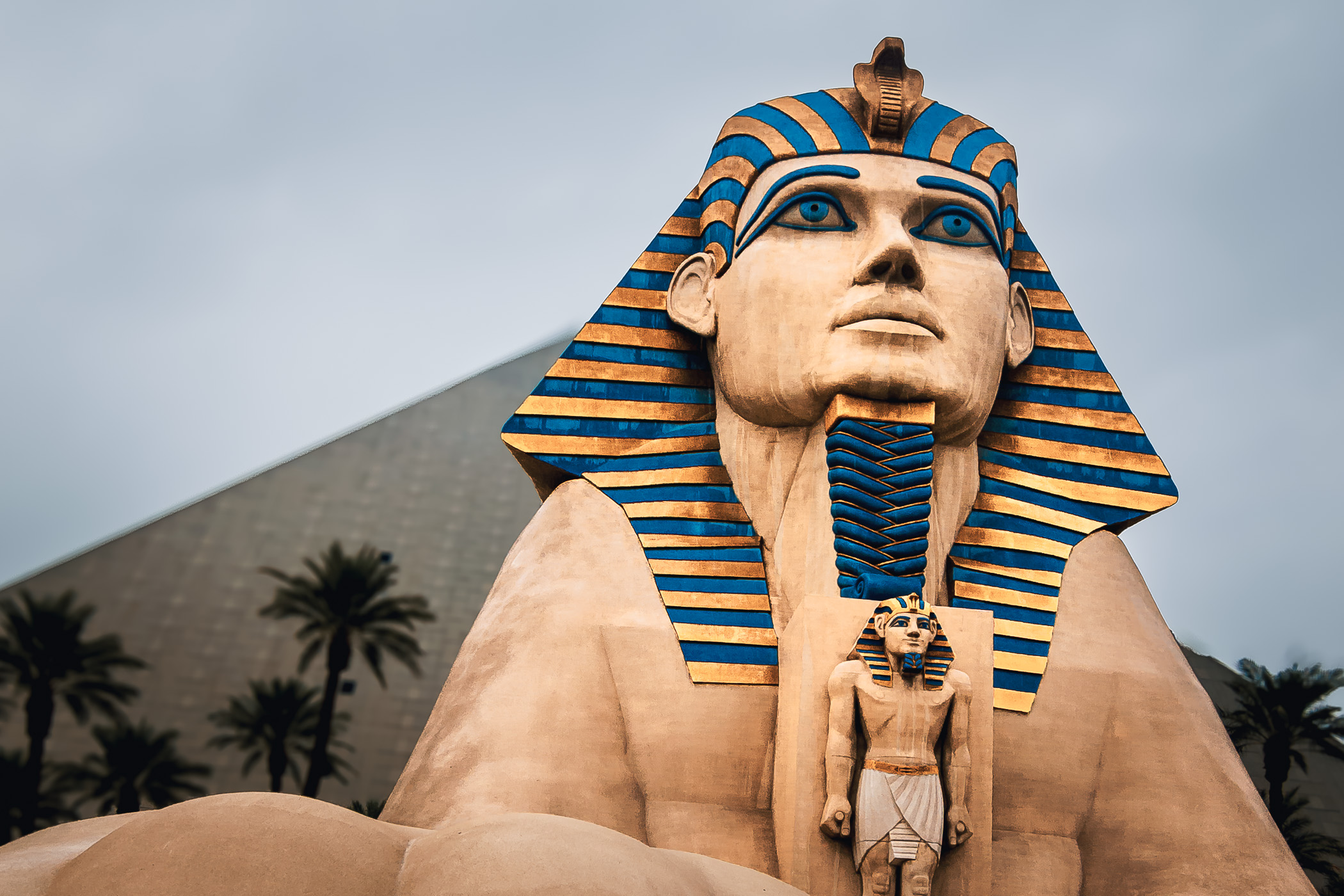 The sphinx at Las Vegas' Luxor Hotel & Casino.