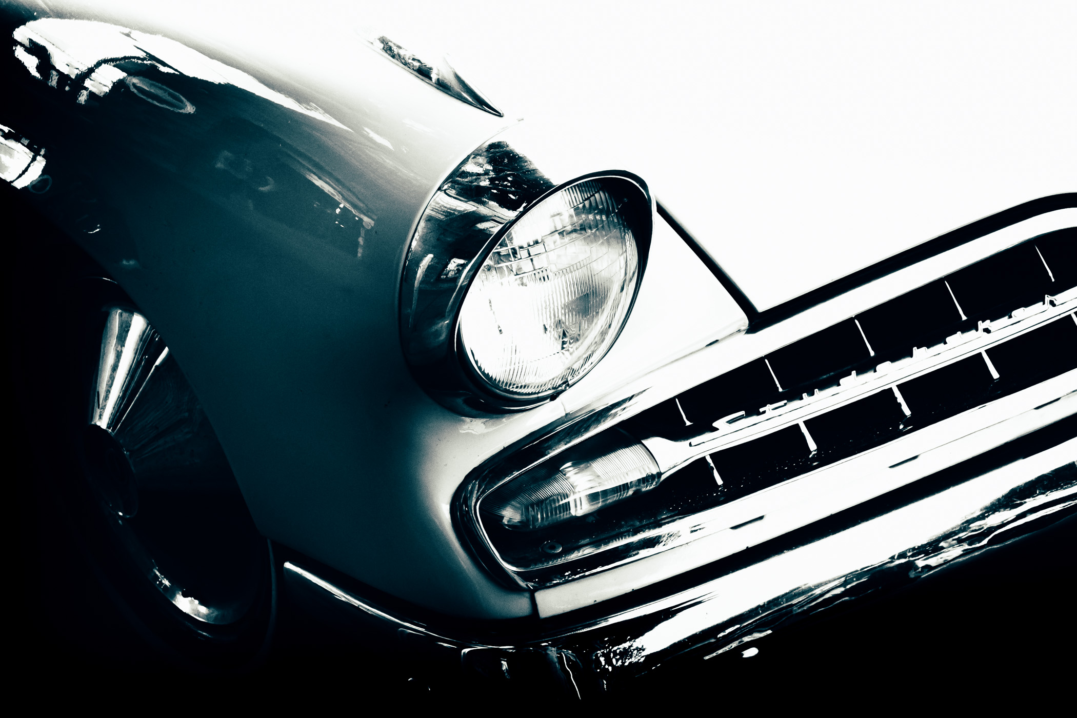 Detail of a classic Studebaker Commander, spotted on the streets of San Francisco.