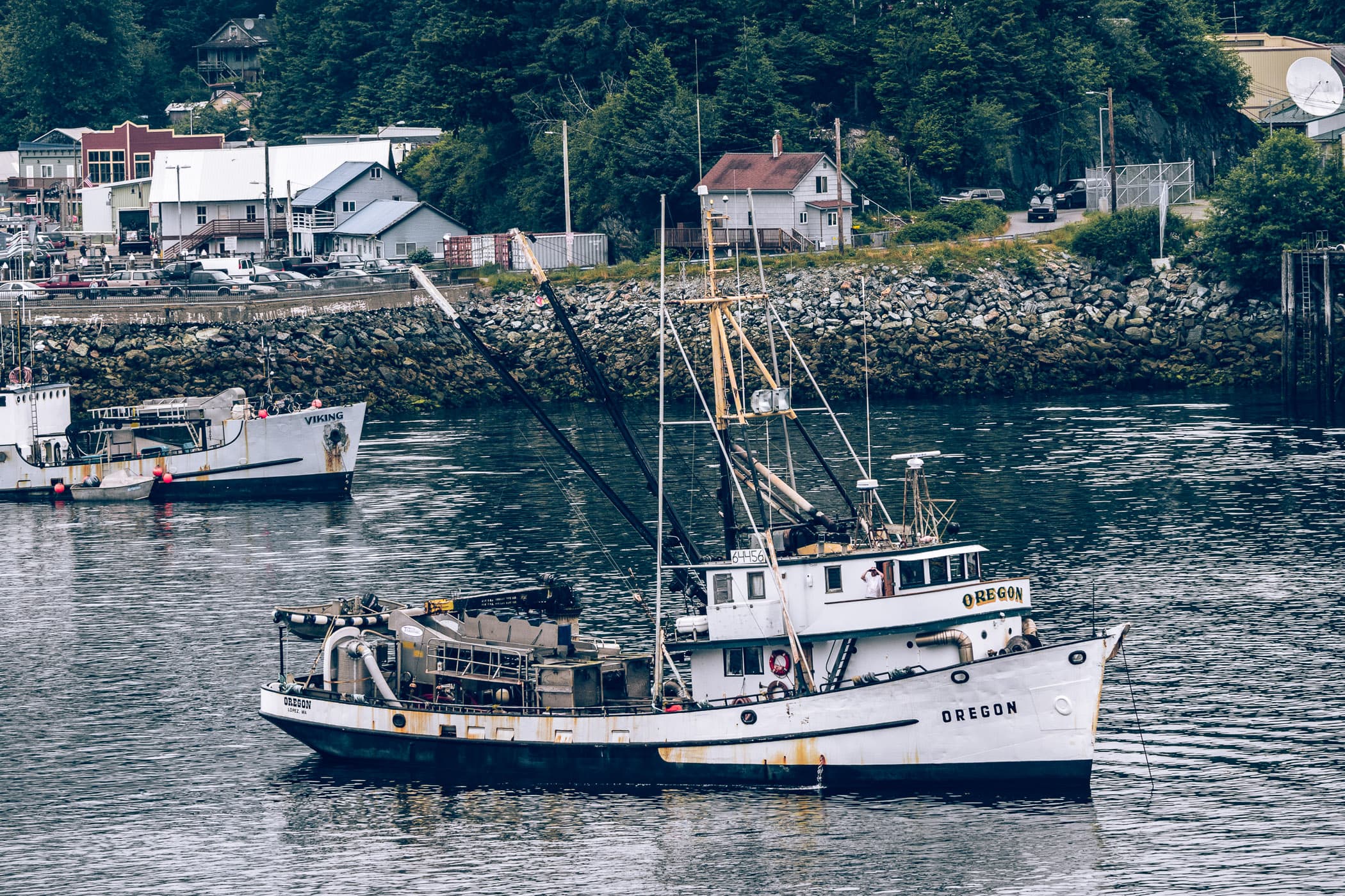 The fishing vessel Oregon, spotted in the Port of Ketchikan, Alaska.