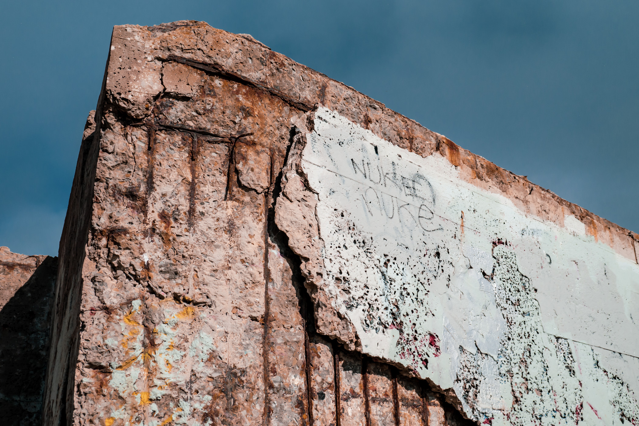 Detail of the ruins of Sutro Baths at San Francisco's Lands End.