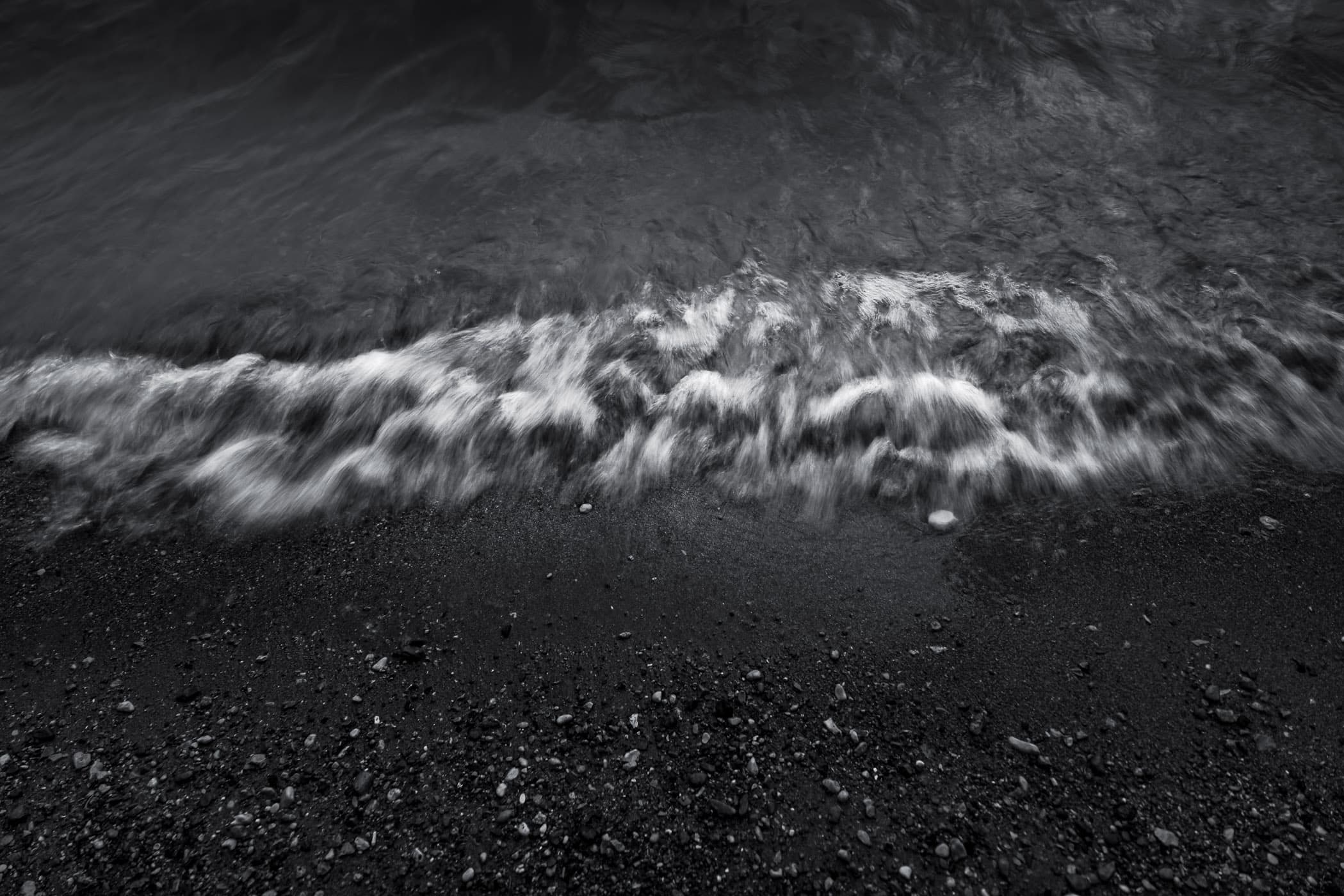 Waves roll ashore at North Texas' Lake Lavon.