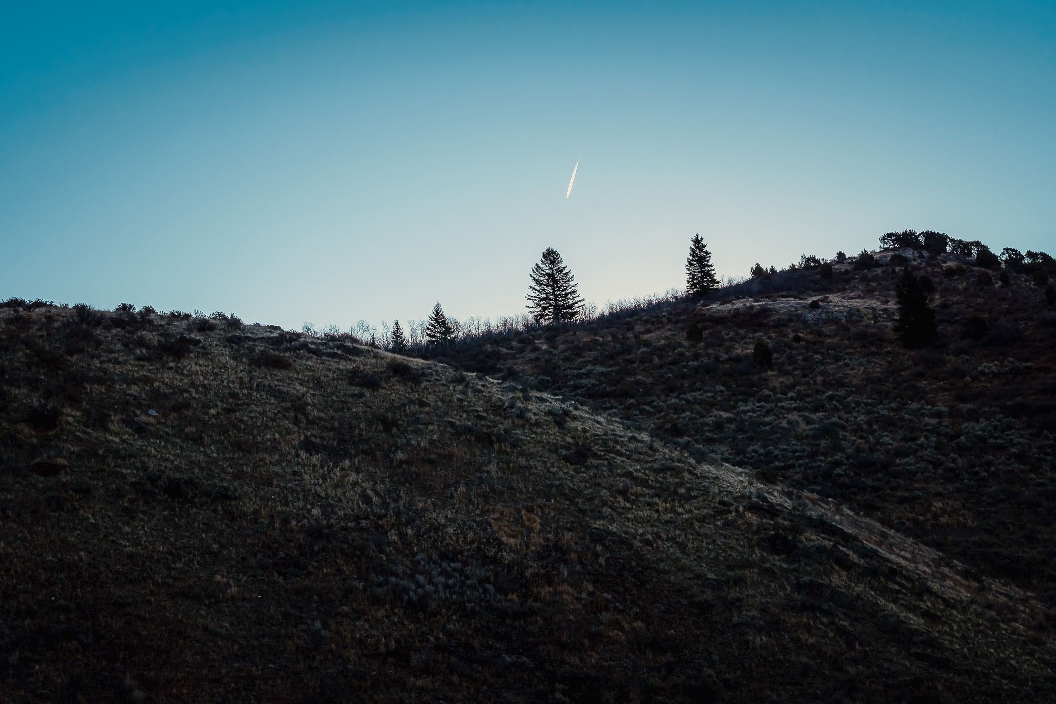 A cold October morning at Cherry Springs Nature Area near Pocatello, Idaho.