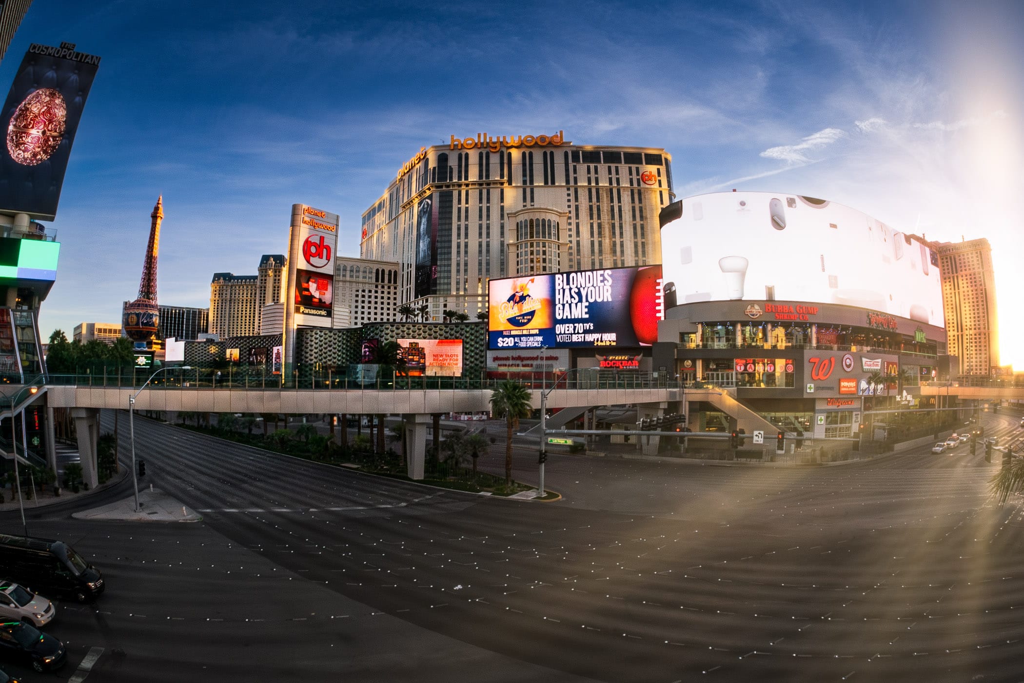 Early-morning on the Las Vegas Strip.