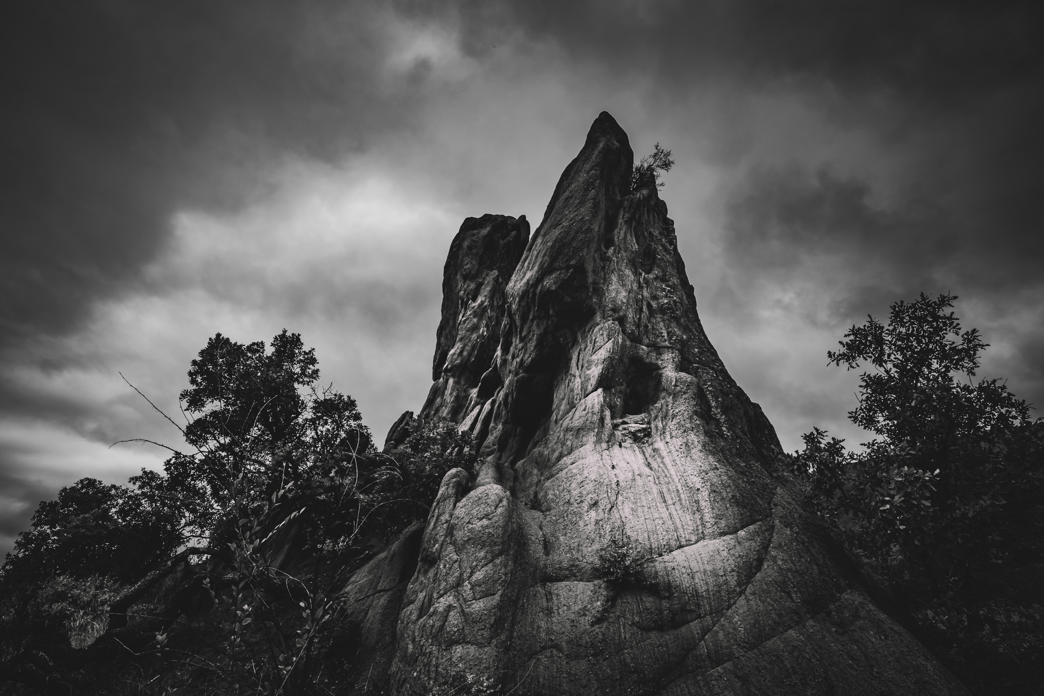 A rocky spire at Red Rock Canyon Open Space in Colorado Springs, Colorado.